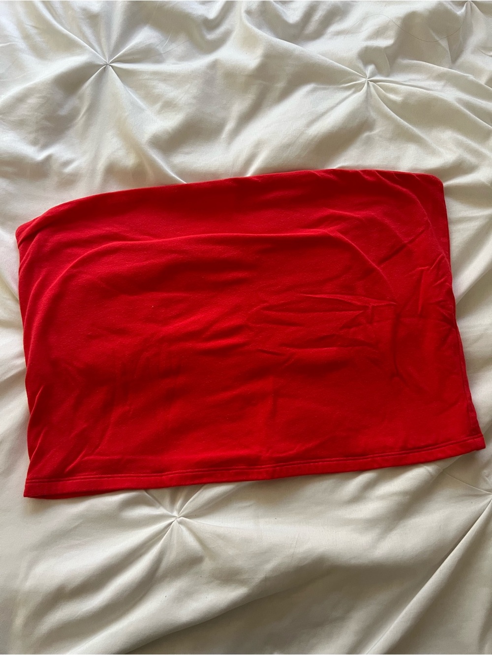 Wild Fable Red Tube Cropped Top